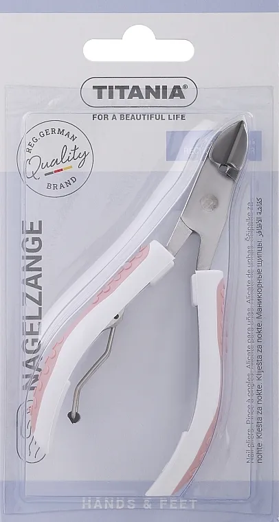 Titania Cangle za nokte, čelične, 10.5 cm, svetloroze