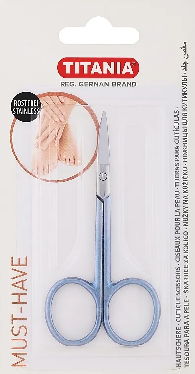 Titania Cuticle Scissors Blue Škarice za zanoktice, plave