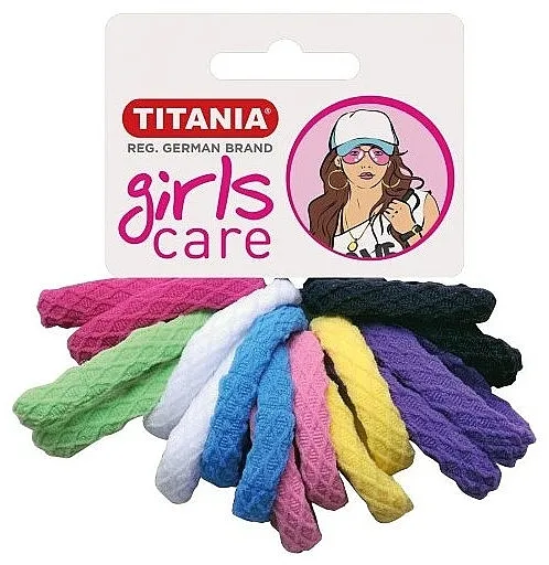 Titania Gumice za kosu, 16 kom, višebojne