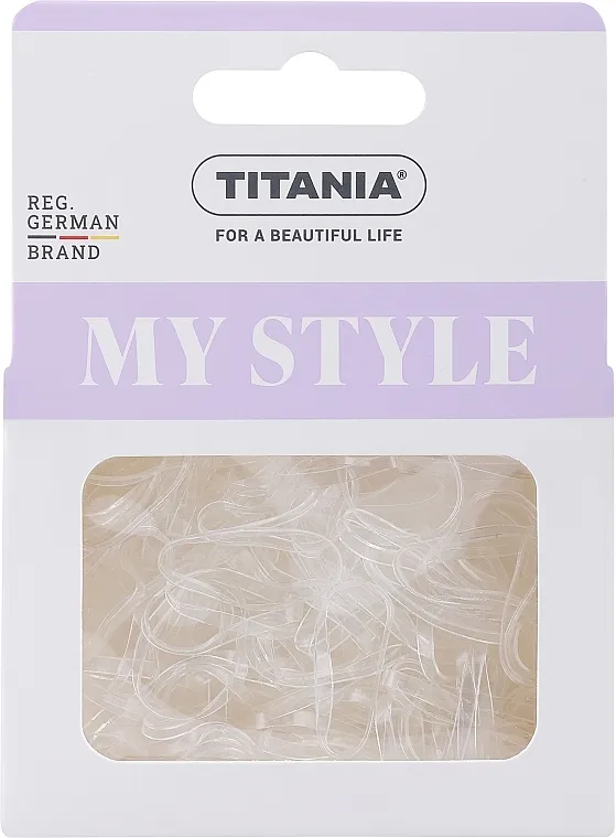 Titania Gumice za kosu, elastične, poluprozirne, 150 kom