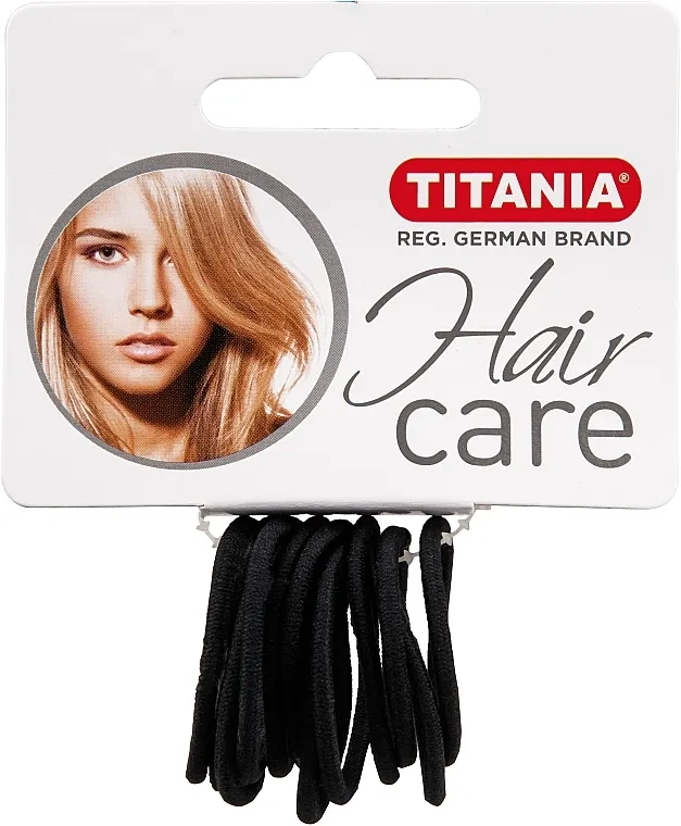 Titania Kopča za kosu elastična mala, crna