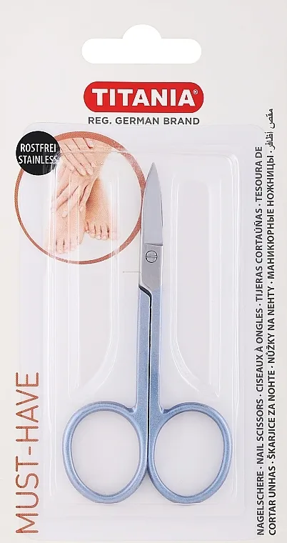 Titania Nail Scissors Blue Škare za nokte, plave