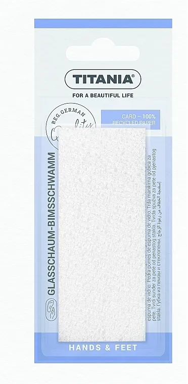 Titania Pumice Sponge White Hands &amp; Feet Pumice za ruke i noge, bijele