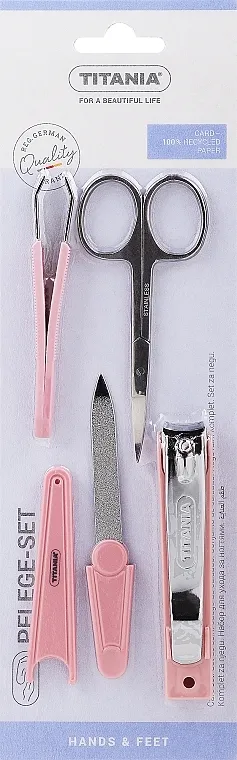 Titania Set za manikuru, roza