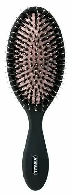 Titania Universal Brush Četka za kosu sa masažom kože glave, 2859, crna