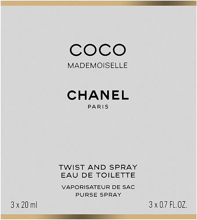 Toaletna voda (dopuna + 2 rezervne) Chanel Coco Mademoiselle