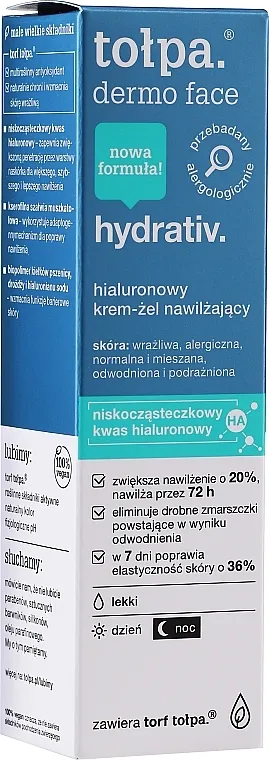 Tolpa Dermo Face Hydrativ Light Moisturizer Relaxing Cream Lagana hidratantna krema za lice