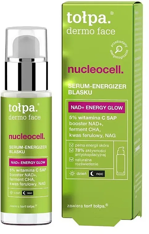 Tolpa Dermo Face Nucleocell Serum-Energizer Serum-enerdžajzer za sjaj, za dan i noć