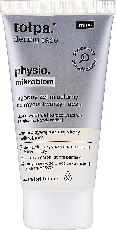 Tolpa Dermo Face Physio Mikrobiom Cleansing Gel Nježni micelarni gel za pranje lica i očiju