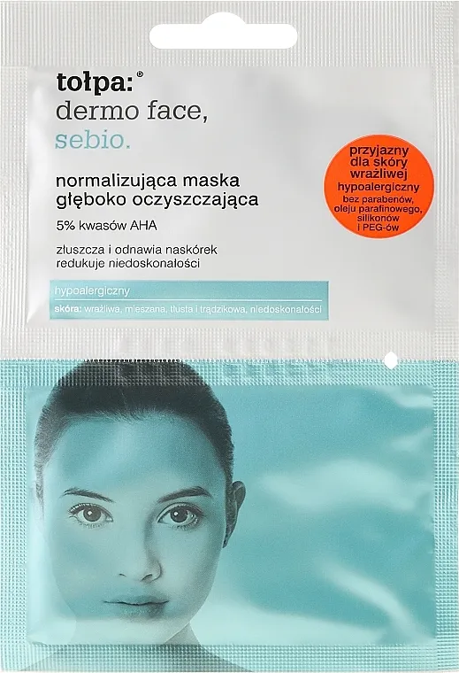 Tolpa Dermo Face Sebio Normalizing Deep Cleansing Mask Maska za dubinsko čišćenje