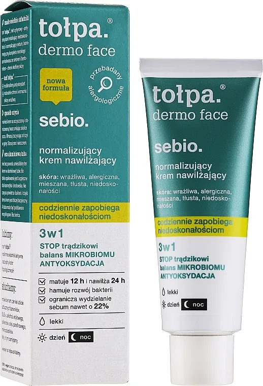 Tolpa Dermo Sebio Face Cream Normalizirajuća hidratantna krema za lice
