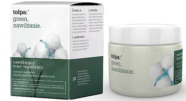 Tolpa Green Hydration Moisturizing Soothing Cream Umirujuća hidratantna krema za lice