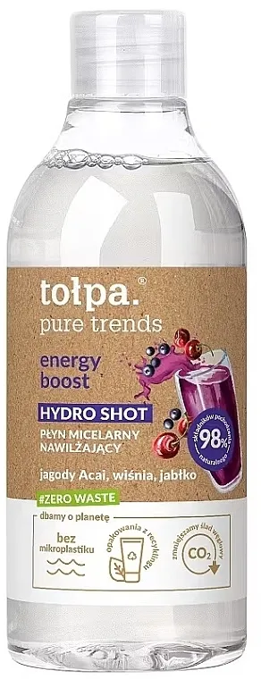 Tolpa Pure Trends Energy Boost Hydro Shot Micellar Lotion Micelarna tečnost za uklanjanje šminke
