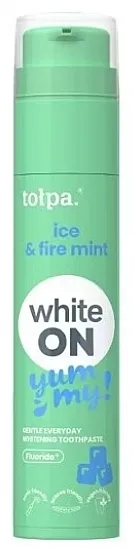 Tolpa White On Yummy! Toothpaste Pasta za zube "Ledena i vatrena menta"