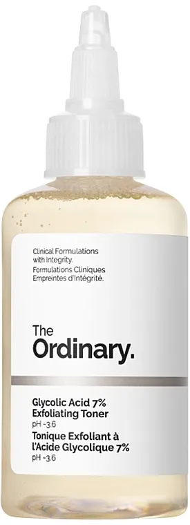 Tonik za obnavljanje s glikolnom kiselinom 7% The Ordinary Glycolic Acid 7% Exfoliating Toner