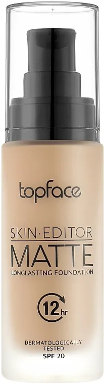 Tonska baza TopFace Skin Editor Matte Foundation