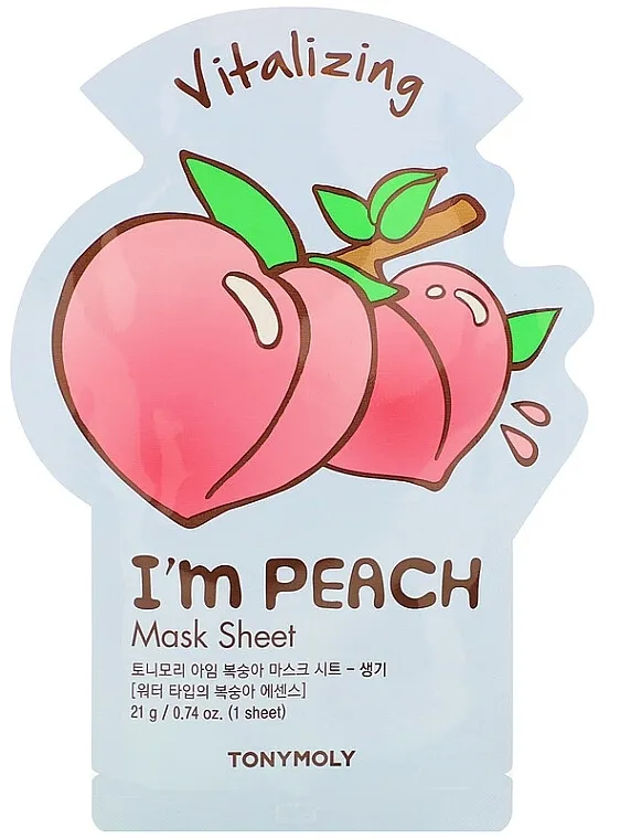 Tony Moly I'm Peach Mask Sheet Sheet maska za lice