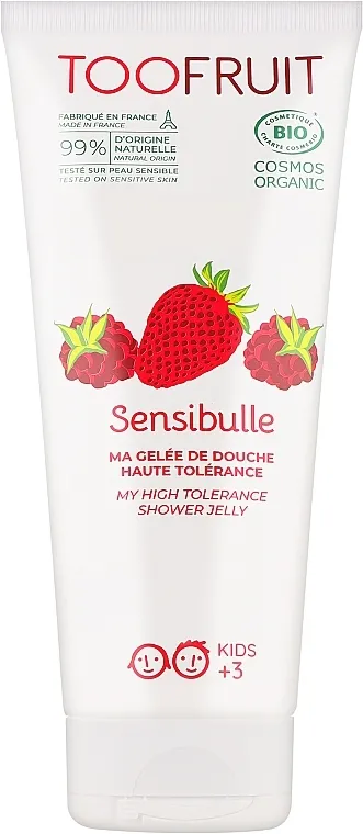 TOOFRUIT Raspberry Strawberry Sensitive Shower Gel Gel za tuširanje "Jagoda i Malina"
