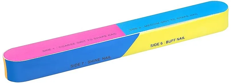 Tools For Beauty 7-way Nail Buffer Block 7-strana rašpica za nokte 163x22x17mm