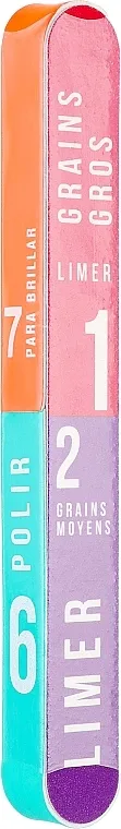 Tools For Beauty 7-way Nail Buffer Block 7-strana rašpica za nokte 178x22x16mm