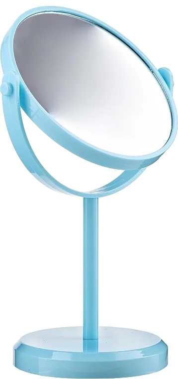 Top Choice Beauty Collection Mirror Okruglo ogledalo na stalku 85703, plavo
