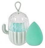 Top Choice Blender Sponge With Case Sunđer za šminku u futroli, 38419, tirkizna