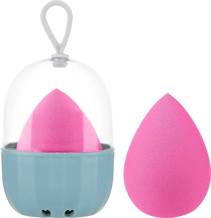 Top Choice Blender Sponge With Case Sunđer za šminku u kutiji, 38426, roze