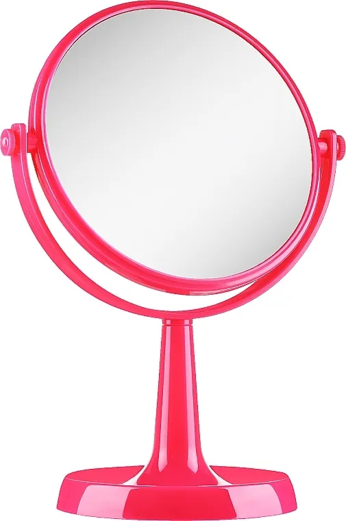 Top Choice Colours Mirror Ogledalo na postolju 85734, okruglo, 15,5 cm, roze