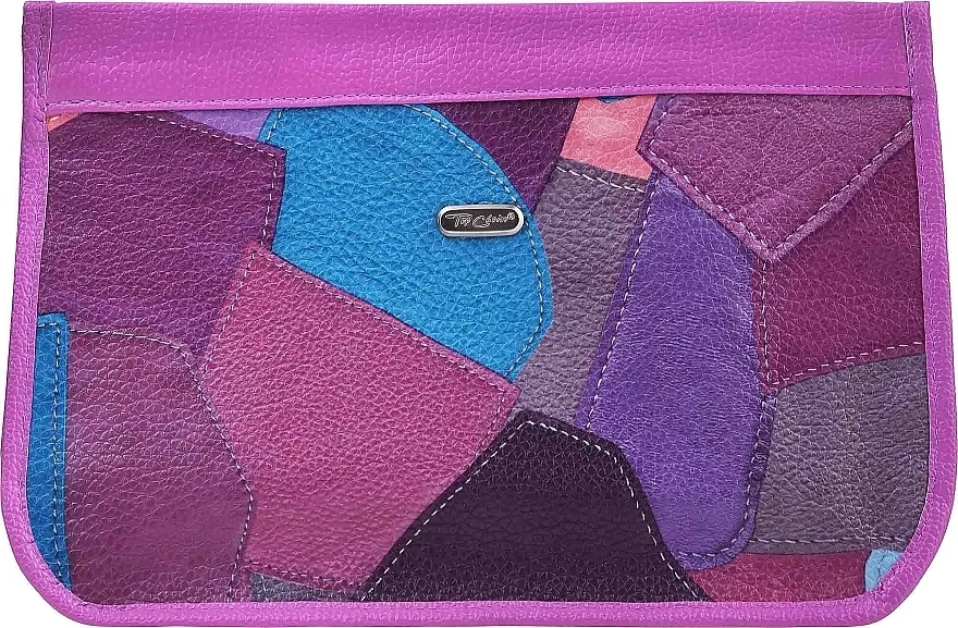 Top Choice Ženska kozmetička torba "Patchwork", 94453, mješavina boja s ljubičastom