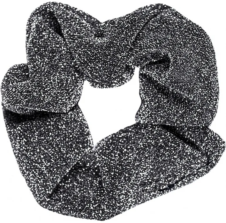 Top Choice Glitter Gumica za kosu, 22906, siva