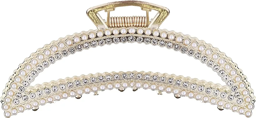 Top Choice Hair Claw Krpasta šnala za kosu sa biserima, 26836