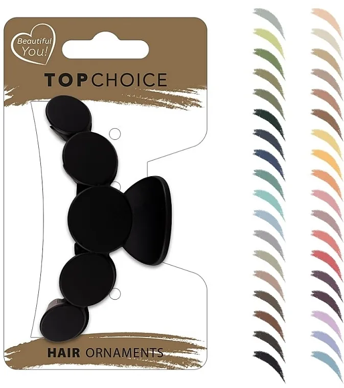 Top Choice Hair Ornaments Šnala za kosu, 20261, crna