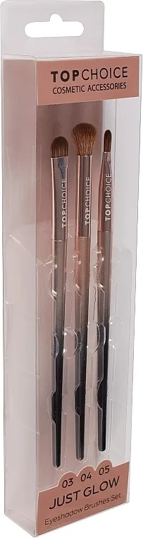 Top Choice Just Glow Set četkica za šminkanje