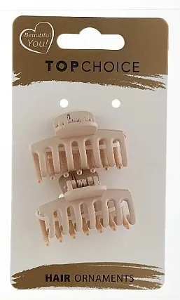 Top Choice Šnale za kosu, 24399+1, 2 kom, bež 2