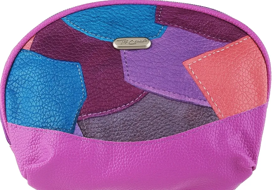 Top Choice Neseser Patchwork 94415, ljubičasti sa plavom