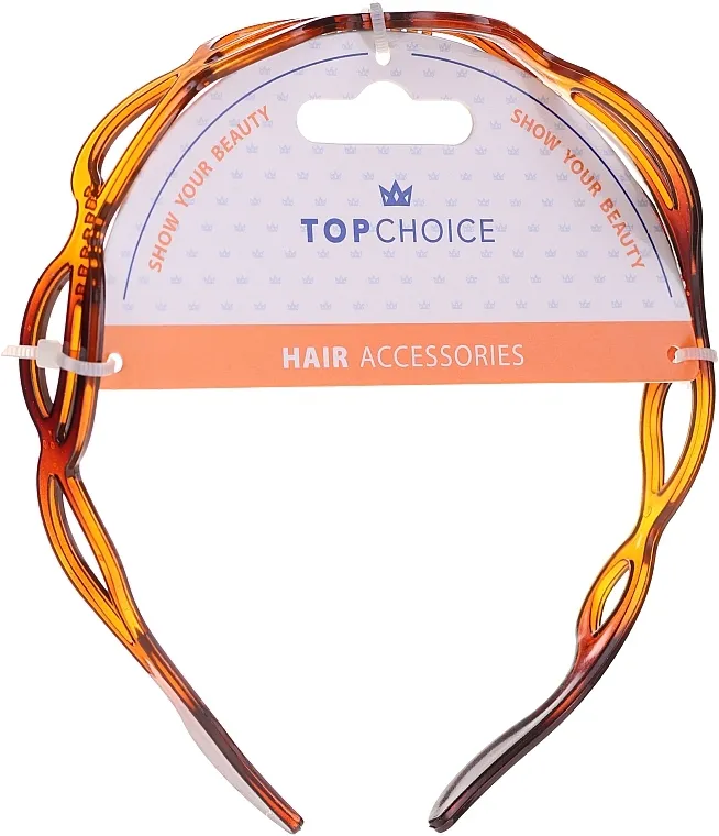 Top Choice Obruč za kosu, 27727, jantar