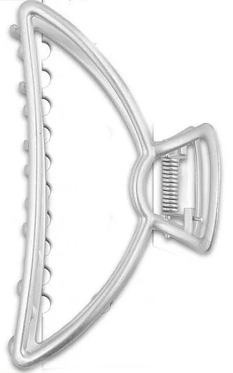 Top Choice Simple Šnala za kosu, 28663, srebrna