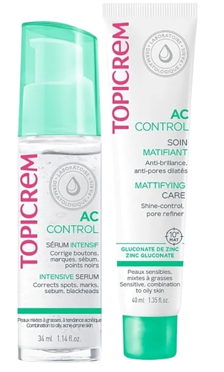 Topicrem AC Control Balancing Care Set (cr/40ml + ser/34ml)