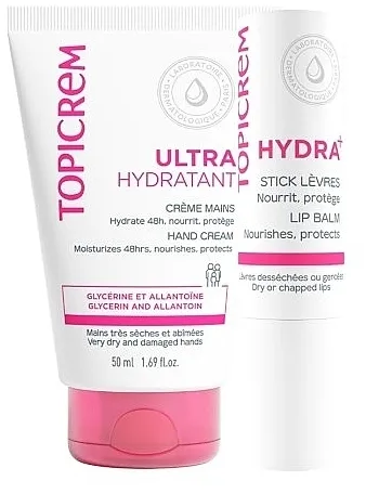 Topicrem Ultra Hydrant Set (h/cr/50ml + l/balm/4g)