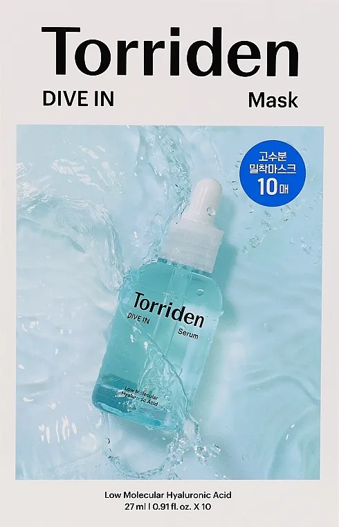Torriden Dive In Low Molecule Hyaluronic Acid Mask Platnena maska sa hijaluronskom kiselinom