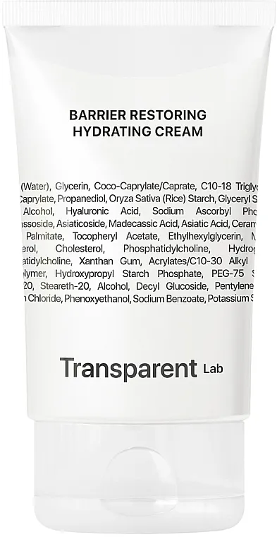 Transparent Lab Barrier Restoring Hydrating Cream Hidratantna krema za lice