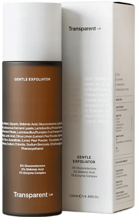Transparent Lab Gentle Exfoliator Eksfolijantni tonik za lice