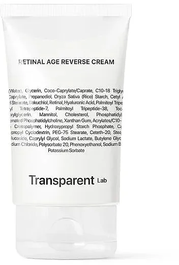 Transparent Lab Retinal Age Reverse Cream Anti-aging krema za lice sa retinolom i bakučiolom
