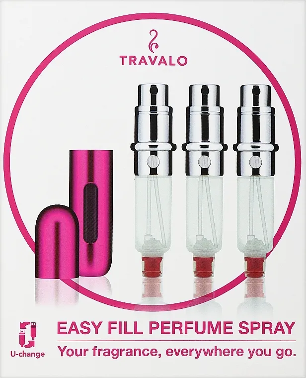 Travalo Classic HD Pink (atomiser/3x5ml + case) Set
