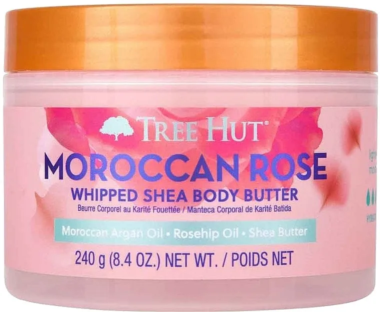 Tree Hut Moroccan Rose Whipped Shea Body Butter Puter za telo