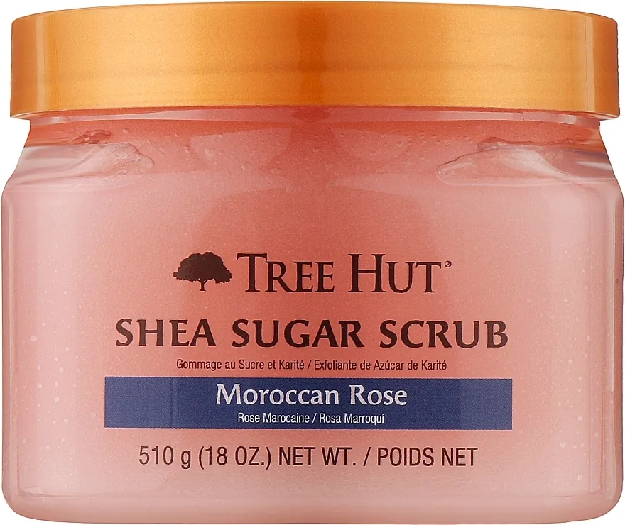 Tree Hut Shea Sugar Scrub Piling za telo "Marokanska ruža"