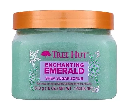 Tree Hut Sugar Scrub Piling za telo 'Čarobni Smaragd'