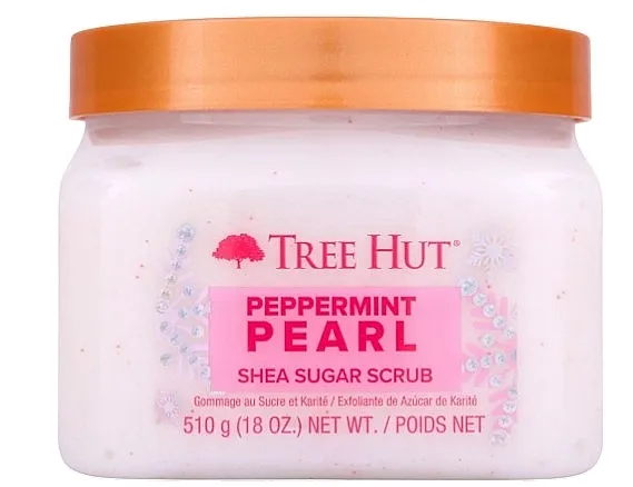 Tree Hut Sugar Scrub Piling za telo "Peppermint Pearl"