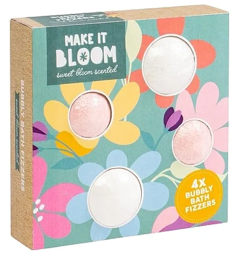 Treffina Make It Bloom Set (b/fizzer/2x40g + b/fizzer/2x20g) Set lopti za kupanje