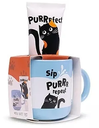 Treffina Purrrfect Gift Set (sh/gel/100ml + ceramic/mug/1psc)